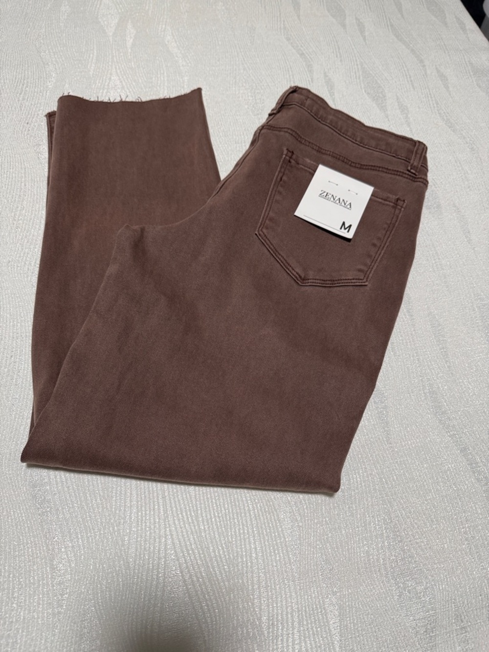 Zenana Outfitters Men's Dark Brown Skinny Jeans size M